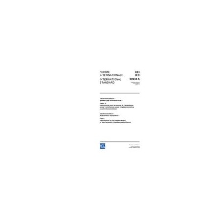 IEC 60645-5 Ed. 1.0 b:2004