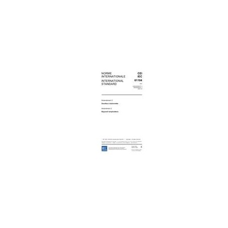 IEC 61184 Amd.2 Ed. 2.0 b:2004