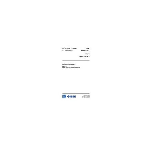 IEC 61691-1-1 Ed. 1.0 en:2004