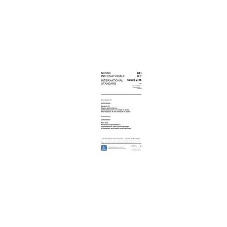 IEC 60598-2-25 Amd.1 Ed. 1.0 b:2004