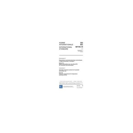 IEC 60730-2-9 Amd.2 Ed. 2.0 b:2004