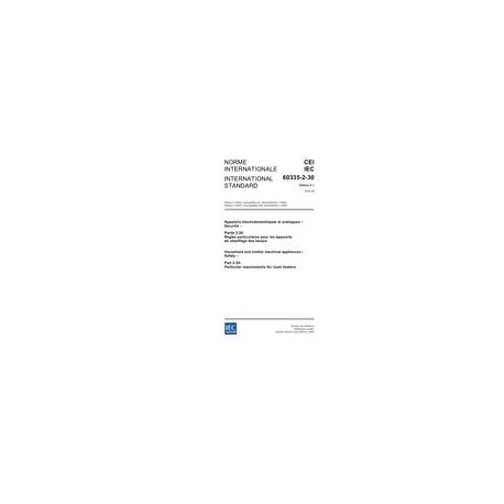 IEC 60335-2-30 Ed. 4.1 b:2004