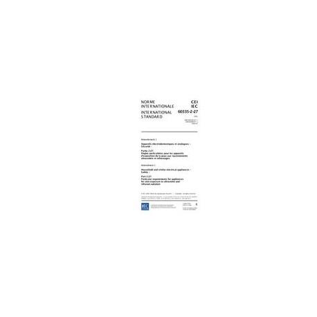 IEC 60335-2-27 Amd.1 Ed. 4.0 b:2004