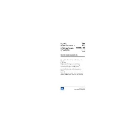 IEC 60335-2-36 Ed. 5.1 b:2004