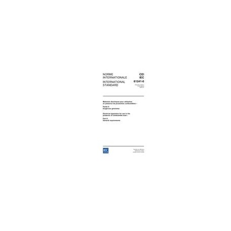 IEC 61241-0 Ed. 1.0 b:2004