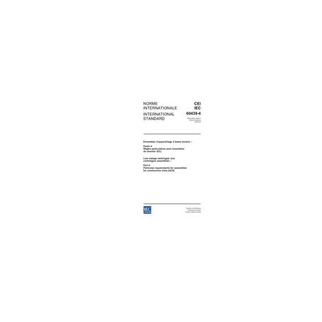 IEC 60439-4 Ed. 2.0 b:2004