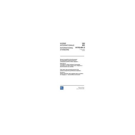 IEC 61753-091-3 Ed. 1.0 b:2004