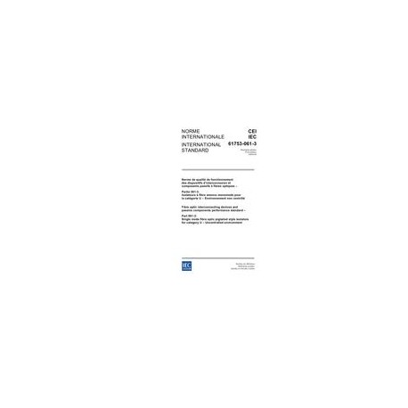 IEC 61753-061-3 Ed. 1.0 b:2004