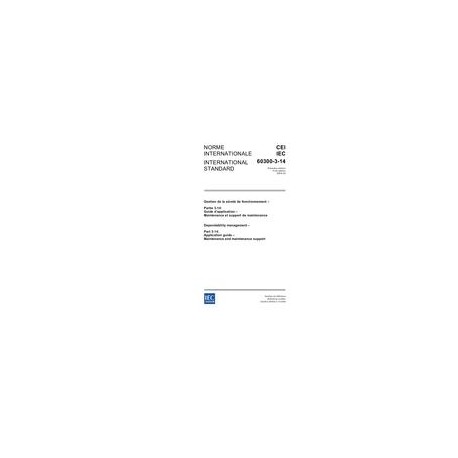 IEC 60300-3-14 Ed. 1.0 b:2004