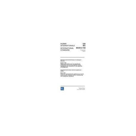 IEC 60335-2-104 Ed. 1.0 b:2004