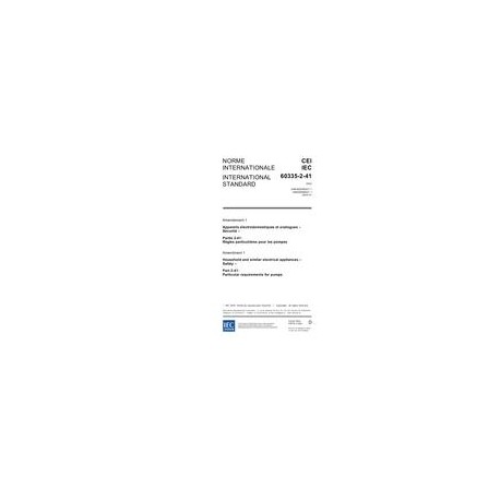 IEC 60335-2-41 Amd.1 Ed. 3.0 b:2004