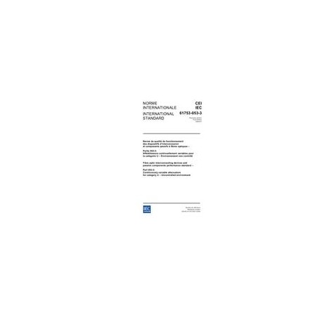 IEC 61753-053-3 Ed. 1.0 b:2004