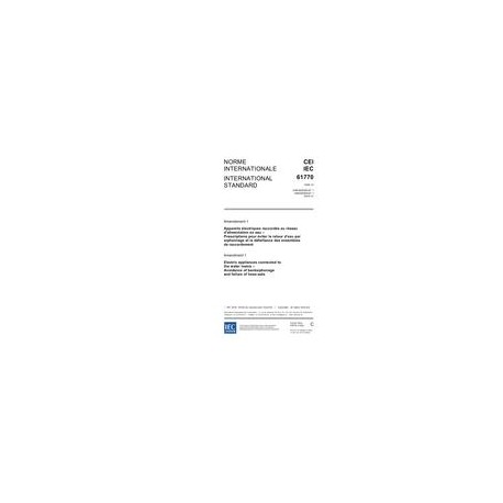 IEC 61770 Amd.1 Ed. 1.0 b:2004