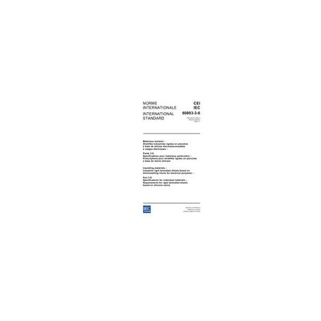 IEC 60893-3-6 Ed. 2.0 b:2003