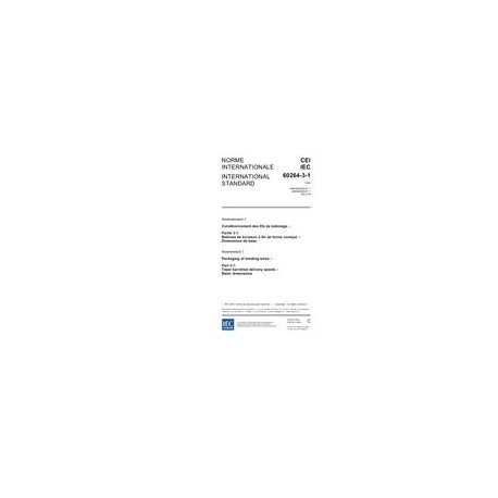 IEC 60264-3-1 Amd.1 Ed. 2.0 b:2003