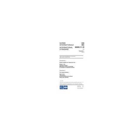 IEC 60695-11-10 Amd.1 Ed. 1.0 b:2003