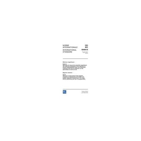 IEC 60404-6 Ed. 2.0 b:2003