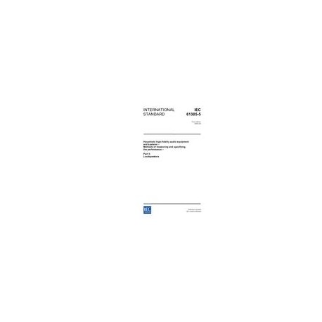 IEC 61305-5 Ed. 1.0 en:2003