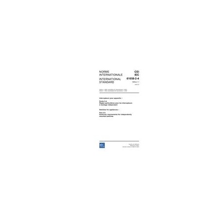 IEC 61058-2-4 Ed. 1.1 b:2003