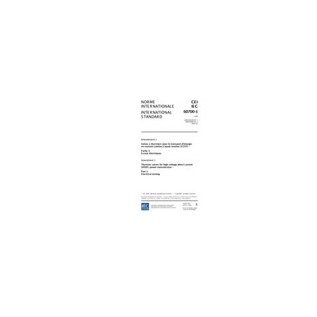 IEC 60700-1 Amd.1 Ed. 1.0 b:2003