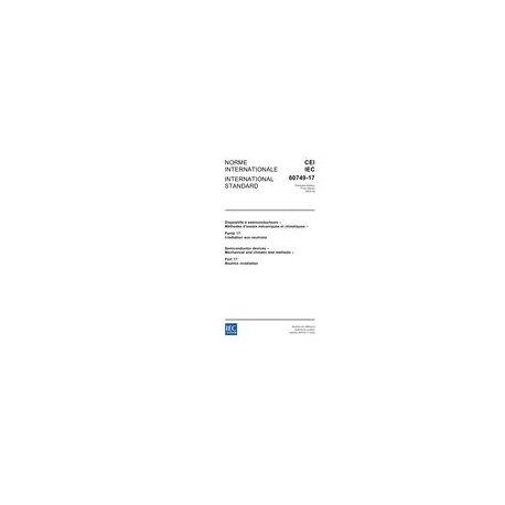 IEC 60749-17 Ed. 1.0 b:2003