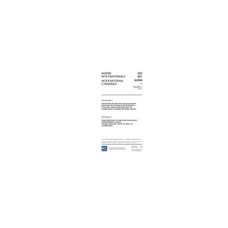 IEC 61954 Amd.1 Ed. 1.0 b:2003