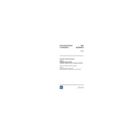 IEC 61754-6-1 Ed. 1.0 en:2003