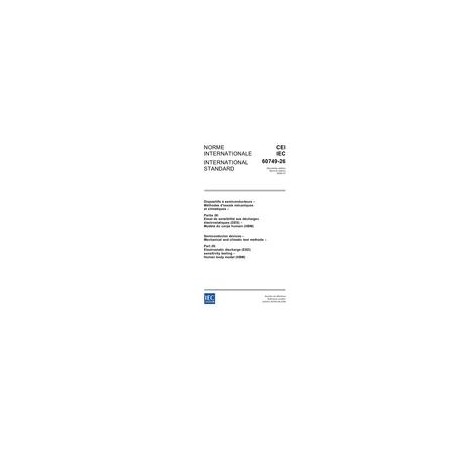 IEC 60749-26 Ed. 2.0 b:2006