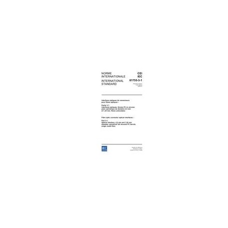 IEC 61755-3-1 Ed. 1.0 b:2006
