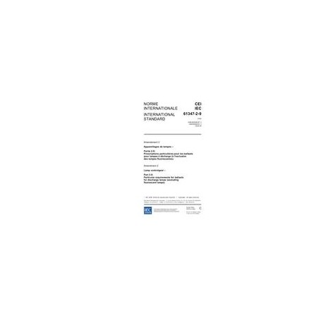 IEC 61347-2-9 Amd.2 Ed. 1.0 b:2006