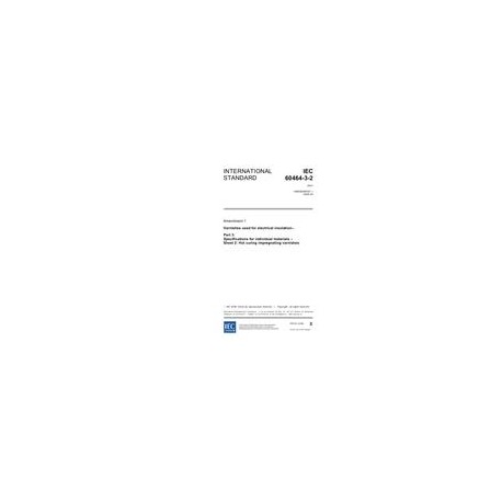 IEC 60464-3-2 Amd.1 Ed. 2.0 en:2006