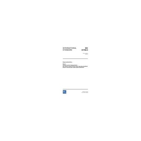 IEC 61788-3 Ed. 2.0 en:2006