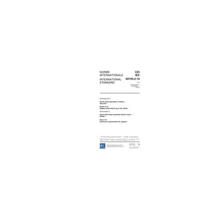 IEC 60745-2-14 Amd.1 Ed. 2.0 b:2006