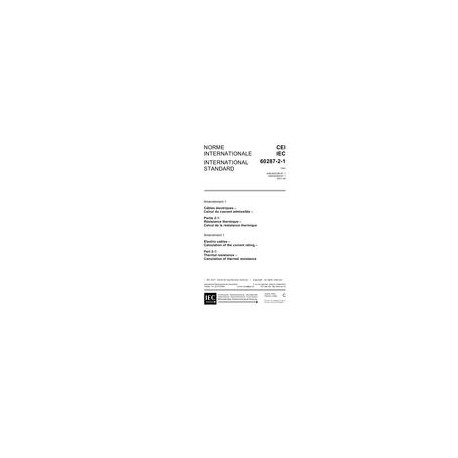 IEC 60287-2-1 Amd.1 Ed. 1.0 b:2001