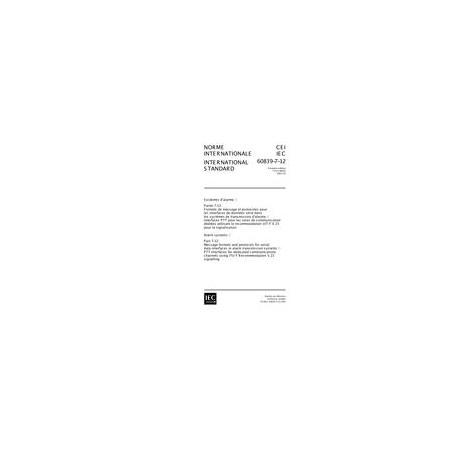 IEC 60839-7-12 Ed. 1.0 b:2001