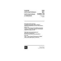IEC 61300-2-40 Ed. 1.0 b:2000