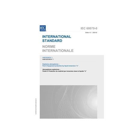 IEC 60079-6 Amd.1 Ed. 4.0 b:2020