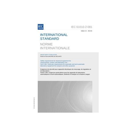 IEC 61010-2-081 Ed. 3.0 b:2019