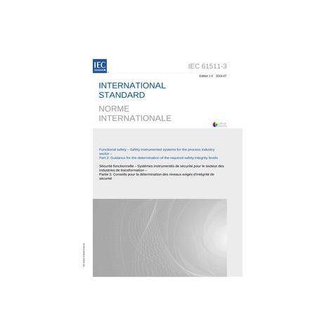 IEC 61511-3 Ed. 2.0 b:2016