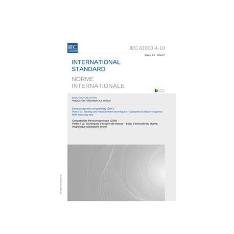 IEC 61000-4-10 Ed. 2.0 b:2016