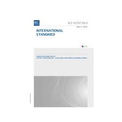 IEC 61747-20-3 Ed. 1.0 en:2016