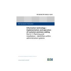BS PD ISO/IEC/TR 14763-2-1:2011