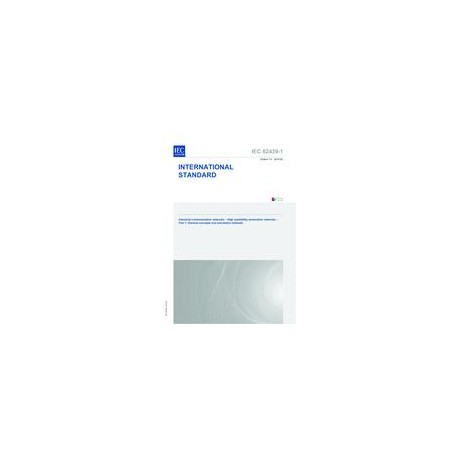 IEC 62439-1 Ed. 1.0 en:2010