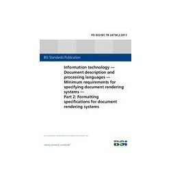 BS PD ISO/IEC TR 24754-2:2011