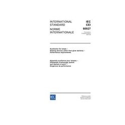 IEC 60927 Ed. 3.0 b:2007