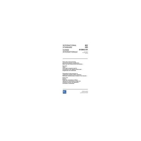IEC 61300-2-51 Ed. 1.0 b:2007