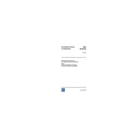 IEC 61192-5 Ed. 1.0 en:2007