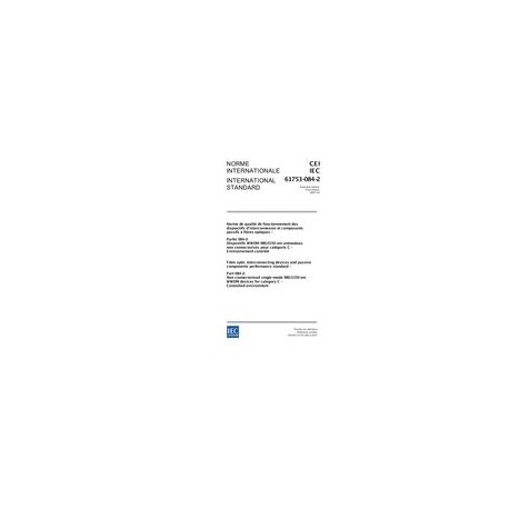 IEC 61753-084-2 Ed. 1.0 b:2007