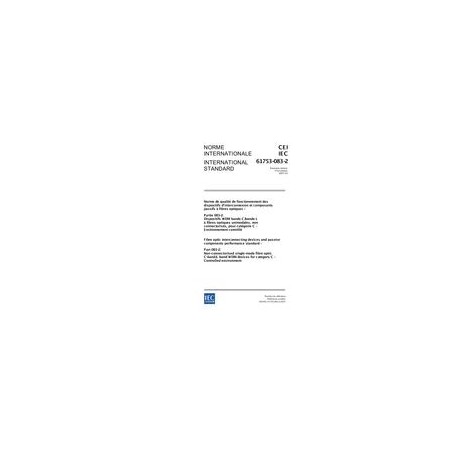 IEC 61753-083-2 Ed. 1.0 b:2007