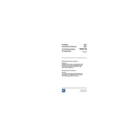 IEC 60034-28 Ed. 1.0 b:2007